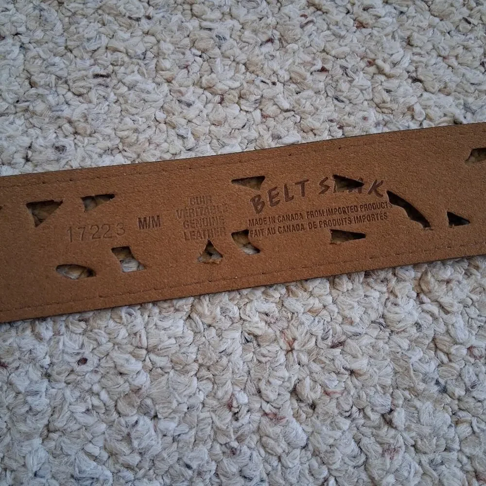 Belt Shak Western Leather Belt Size Medium
